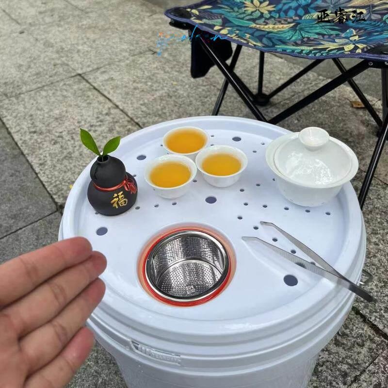 Portable Plastic Tea Bucket Ou - Coffee Without Equipment review and price