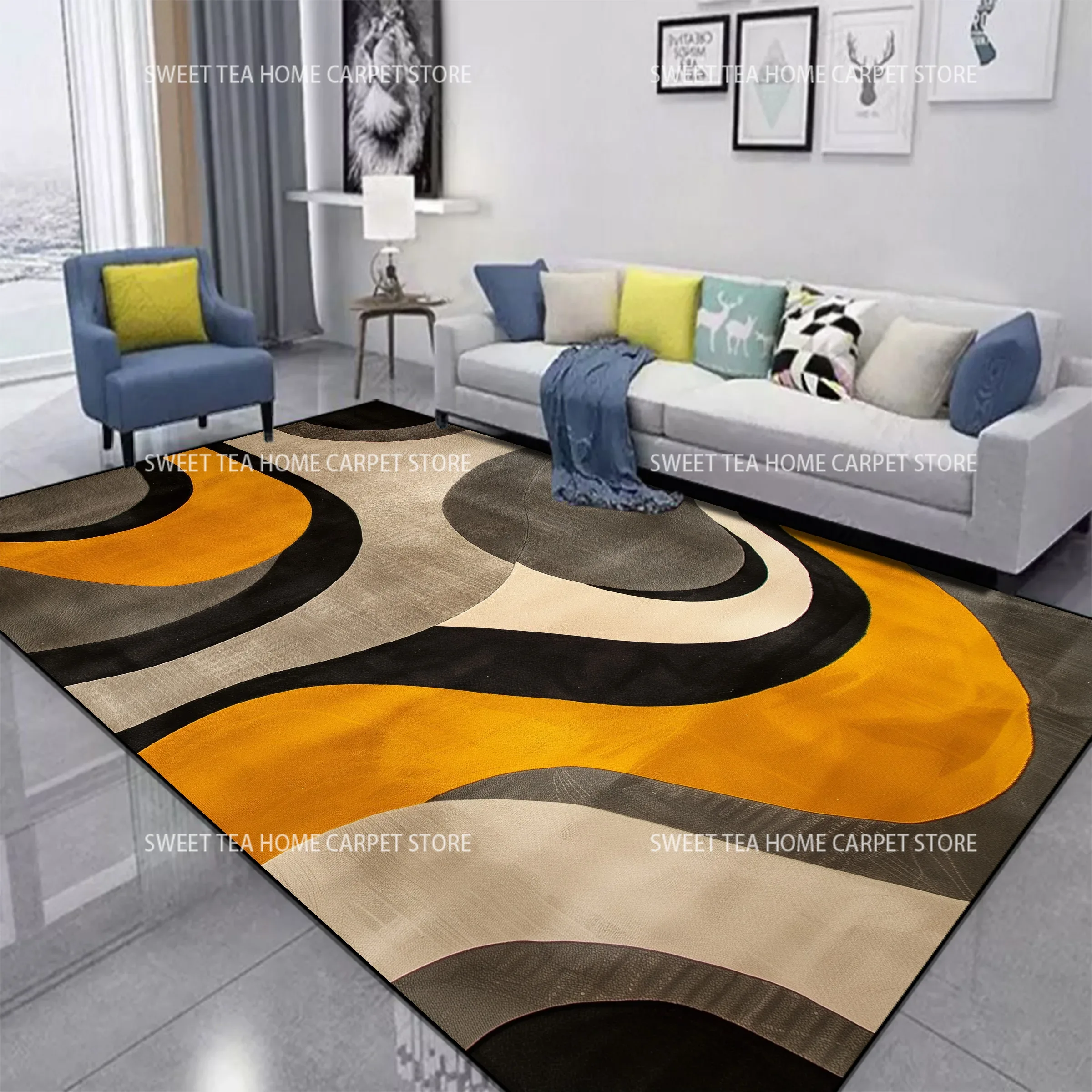 Red Black Swirl Rug Abstract C - Coffee Equipment At Home review and price
