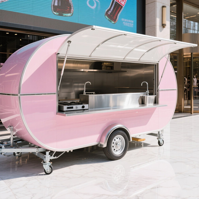 Small Mobile Food Trailer with - Coffee Shop Equipment Setup review and price
