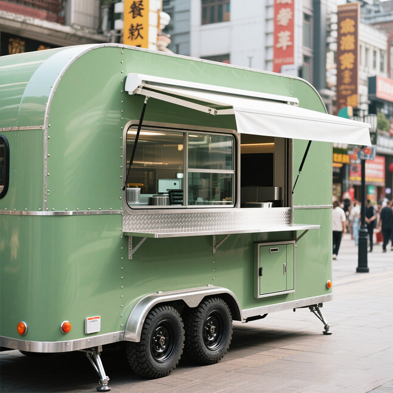 Small Mobile Food Trailer with - Coffee Shop Equipment Setup review and price