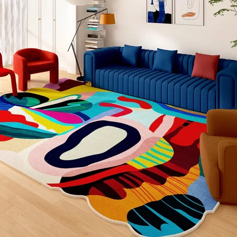 Living Room Carpet Art Irregul - Coffee Equipment At Home review and price