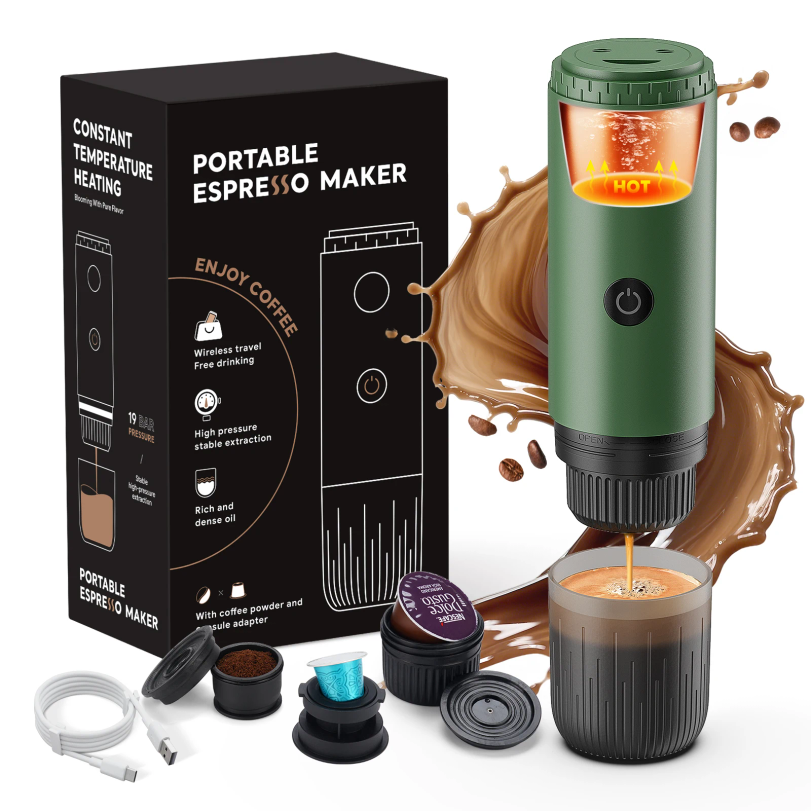 Portable Espresso Machine 3-in - Coffee Equipment For Camping review and price