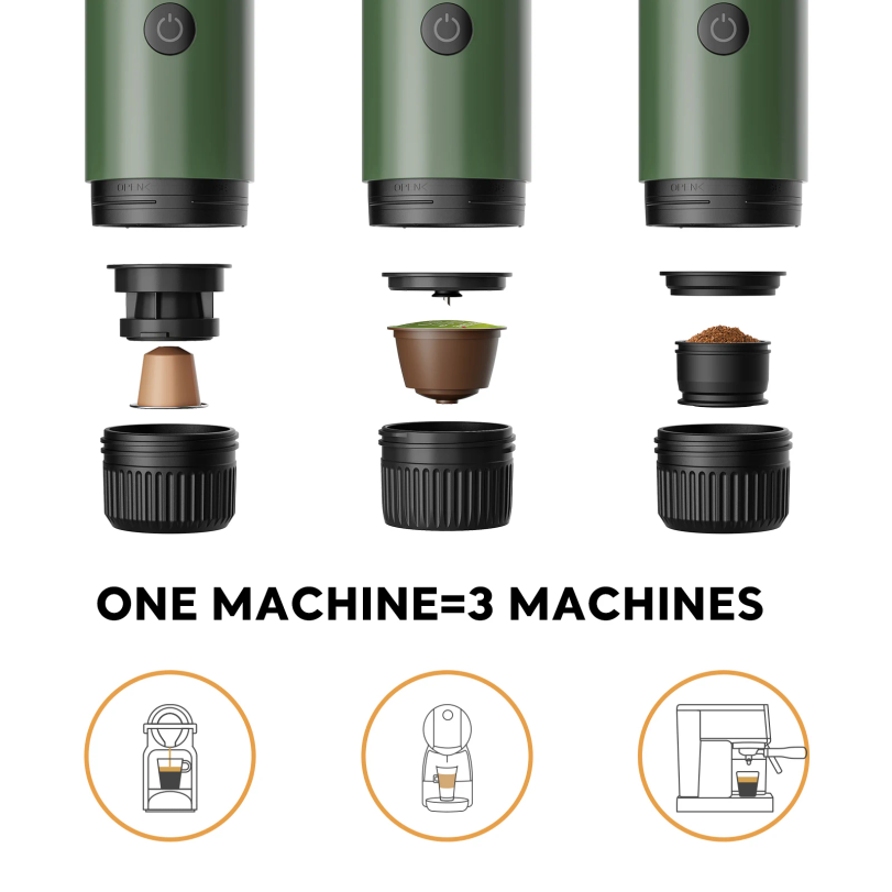 Portable Espresso Machine 3-in - Coffee Equipment For Camping review and price