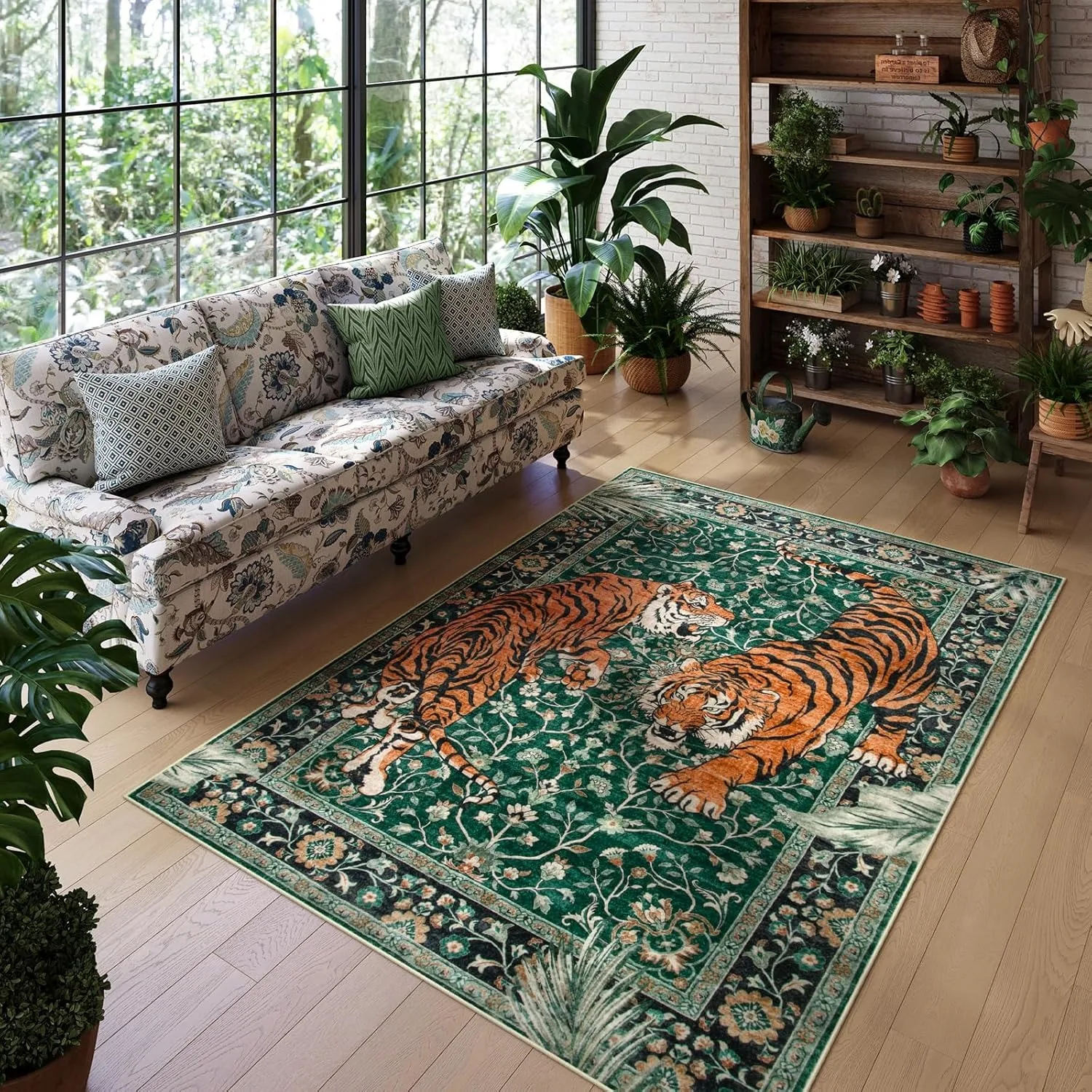 Jungle Tiger Rug for Living Ro - Coffee Equipment At Home review and price