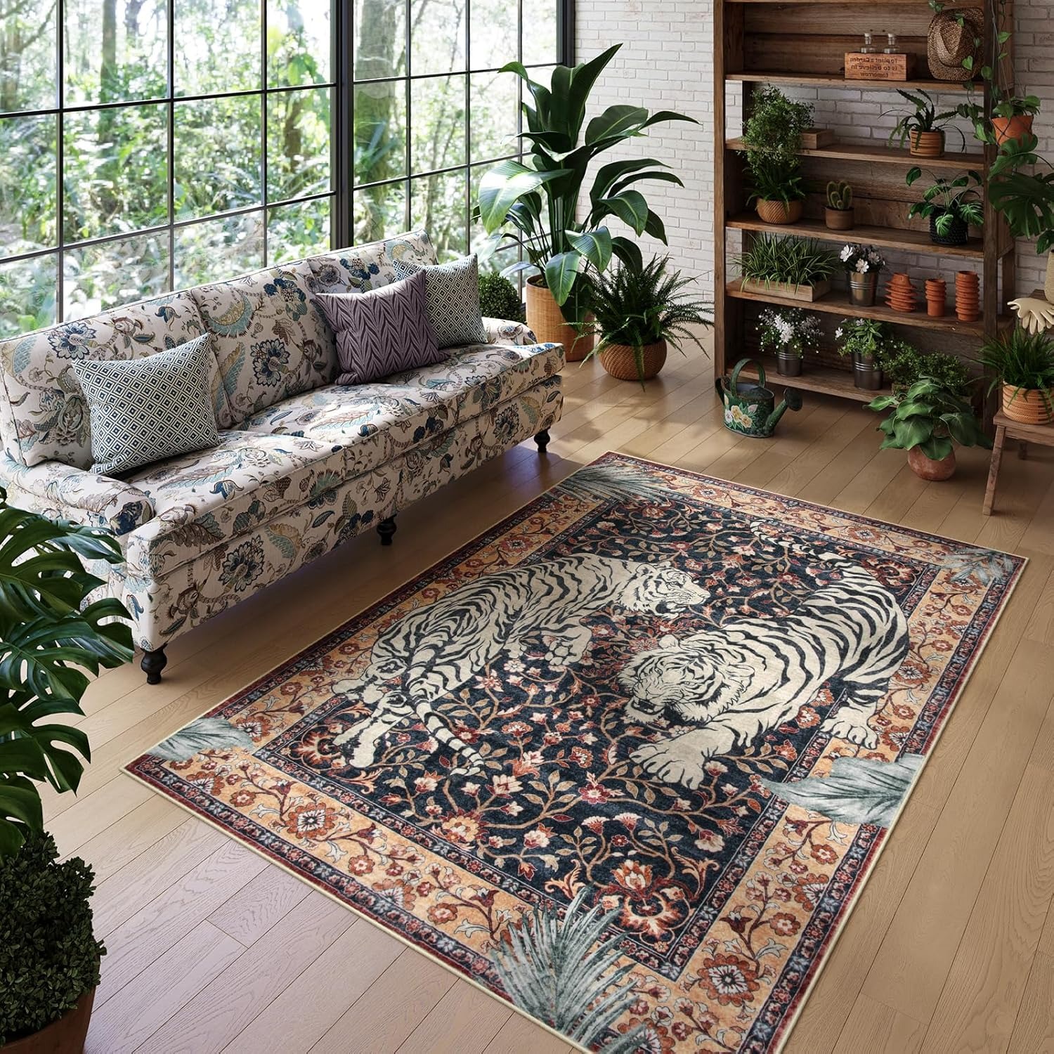 Jungle Tiger Rug for Living Ro - Coffee Equipment At Home review and price