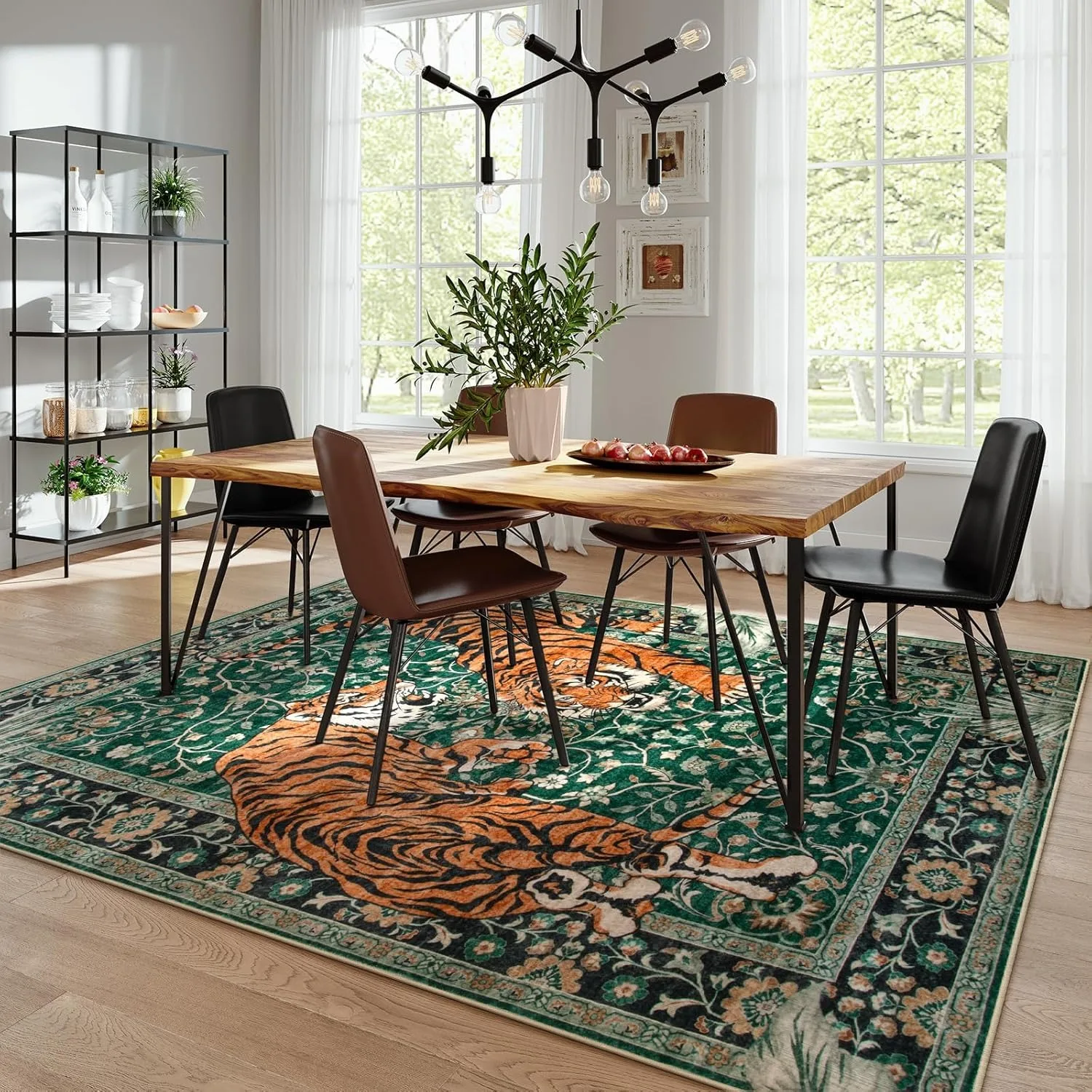 Jungle Tiger Rug for Living Ro - Coffee Equipment At Home review and price