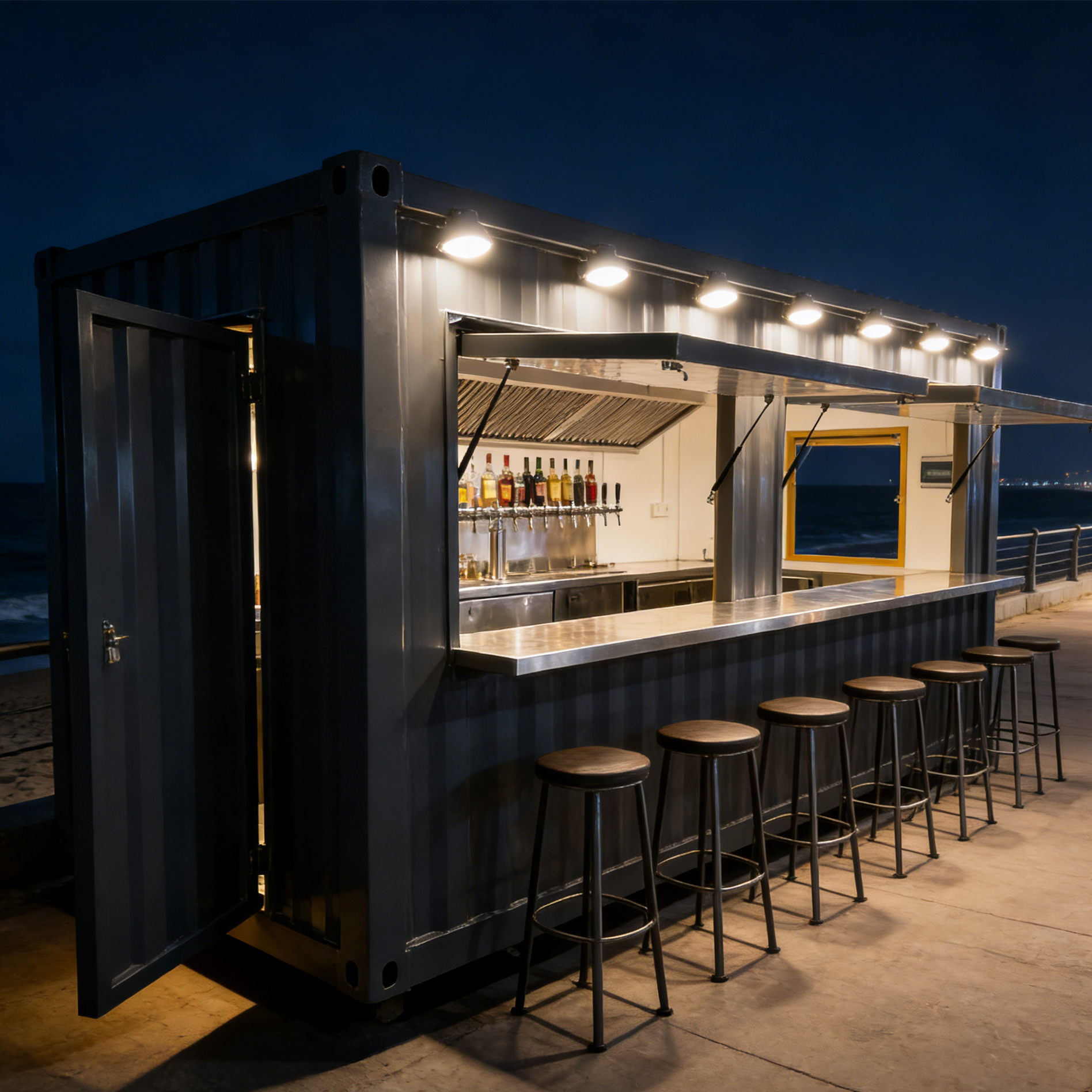 Prefabricated Container Restau - Coffee Shop Equipment Setup review and price